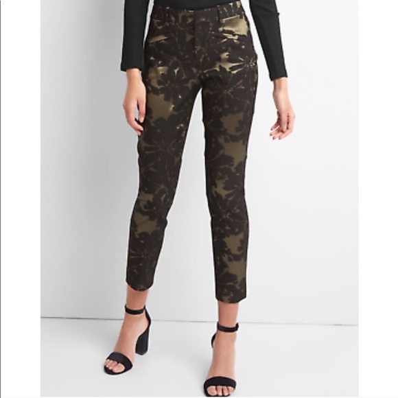 🆕 Metallic Skinny Ankle Pant - Picture 1 of 6